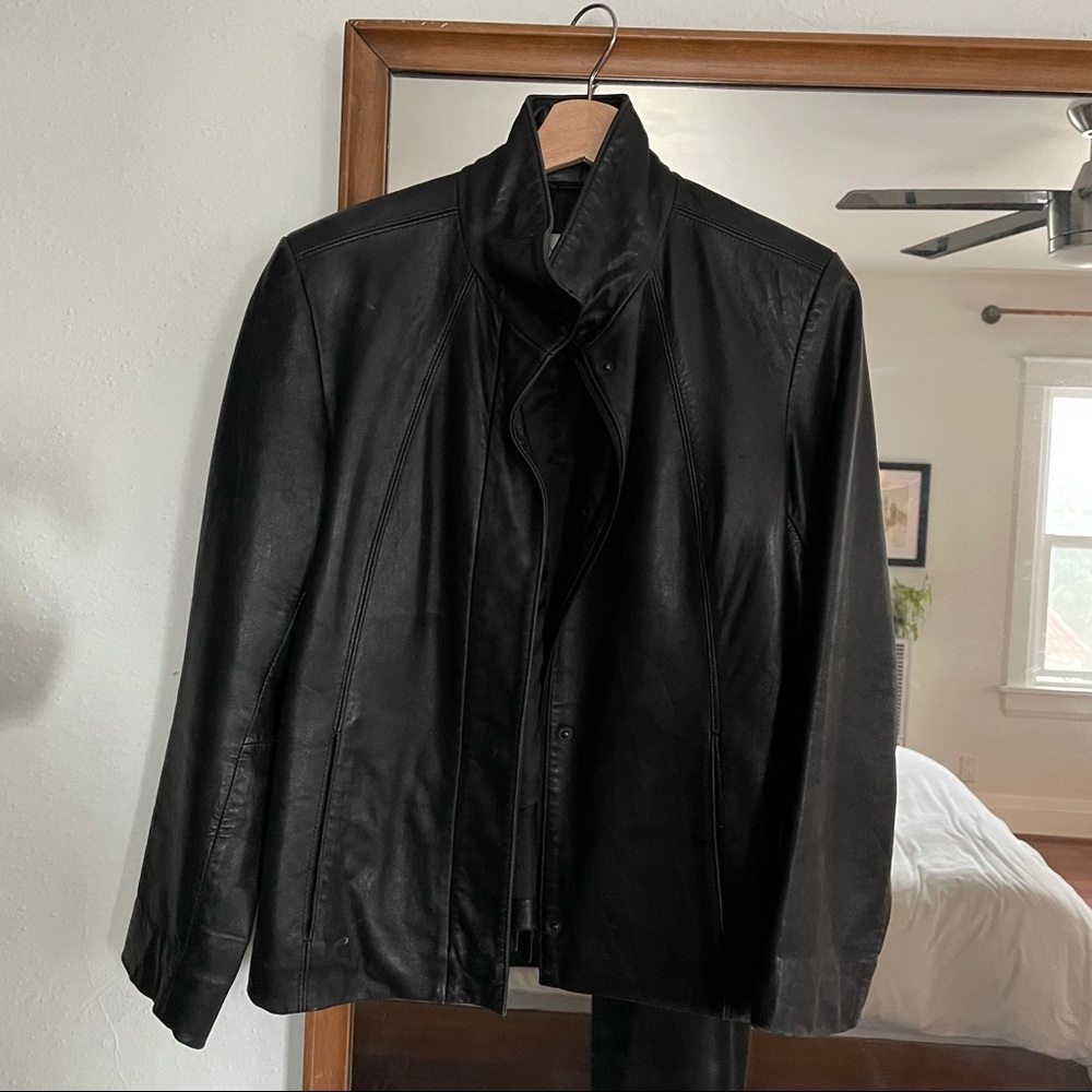 Calvin Klein Vintage 90’s Leather Jacket